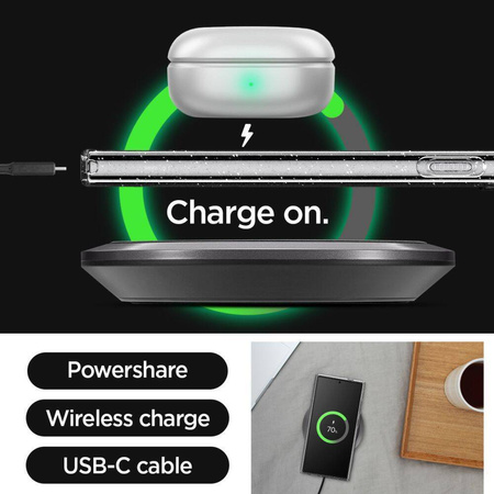 Etui Spigen Liquid Crystal na Samsung Galaxy S24 Ultra - przezroczysto-brokatowe