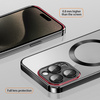 Vmax nakładka Electroplating Mag TPU do iPhone 16 Plus 6,7&quot; czarna