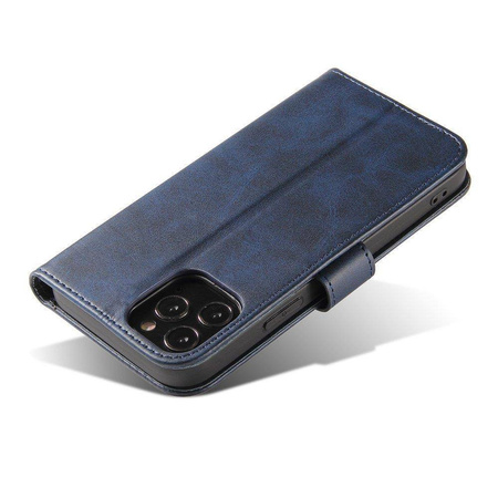 Magnet Case elegancki futerał etui pokrowiec z klapką i funkcją podstawki Samsung Galaxy A13 5G niebieski