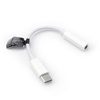 Adapter HF/audio Typ C do Jack 3,5mm biały BOX (w pudełku)