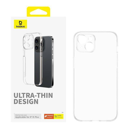Etui APPLE IPHONE 15 PLUS Baseus OS-Lucent Series transparentne