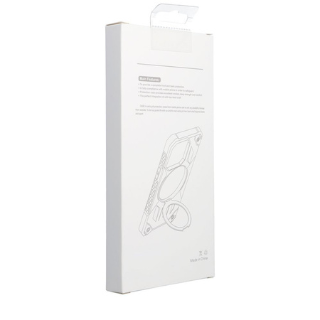 Futerał Armor Mag Cover kompatybilny z MagSafe do IPHONE 13 PRO MAX czerwony