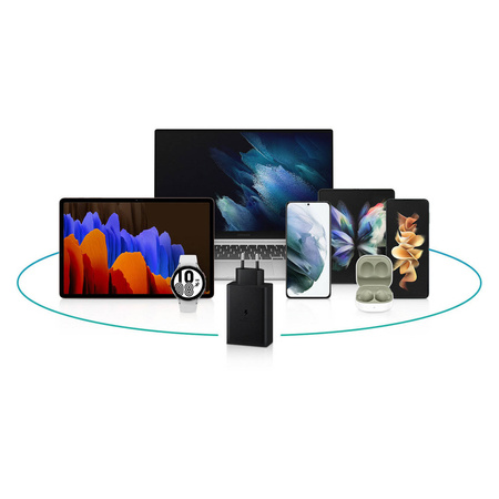 Samsung wall charger 2x USB Type C / USB 65W black (EP-T6530NBEGEU)