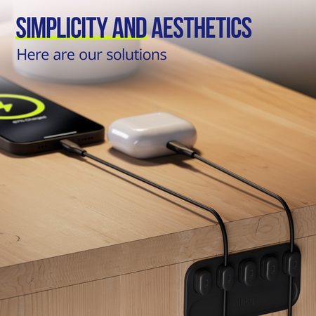 Allity Magnetyczny organizer na kable ASA-410