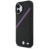 Etui BMW M Tricolor Metal Logo MagSafe do iPhone 17 - czarne