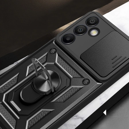 Hybrid Armor Camshield Samsung Galaxy A36 Black