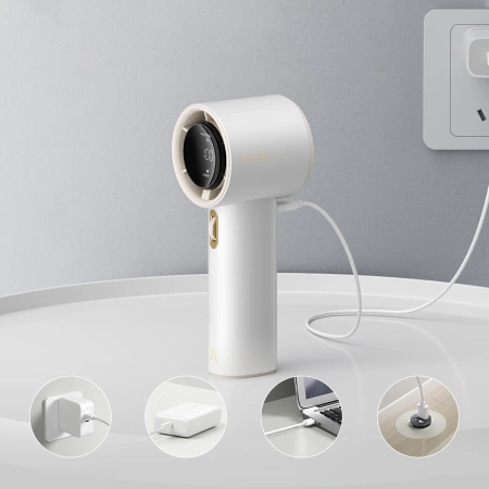 Jisulife Handheld Fan Pro1 FA53 (ABS) Tragbarer USB-Ventilator - Weiß