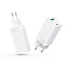 Setty ładowarka sieciowa GAN PD+QC USB + USB-C 65W LSI-02 biała