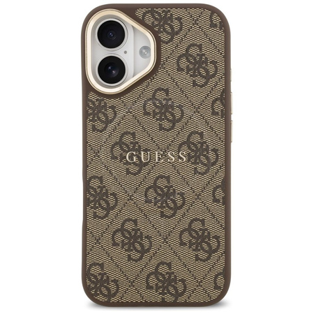 GUESS futerał do IPHONE 17 kompatybilny z MagSafe GUHMP17SP4MSEGCW (PU 4G W/ Classic) brązowy