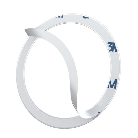 Baseus Halo Series magnetic ring (2 pcs / package) silver (PCCH000012)