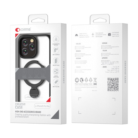 Comma nakładka Joy Shark Mag do iPhone 15 Plus ciemno zielona