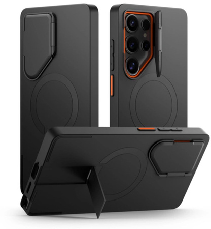 TECH PROTECT KEVLAR AURA MAGSAFE GALAXY S25 ULTRA BLACK/ORANGE