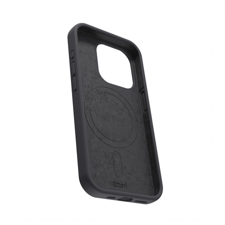 Nakładka Etteri Silicone Mag do Samsung Galaxy S25 czarna