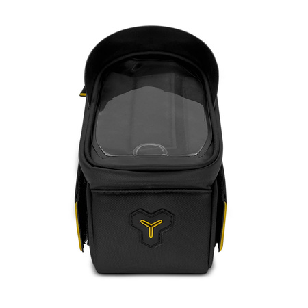 Wozinsky frame bike bag phone holder 1l black (WBB25BK)