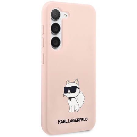 Karl Lagerfeld Silicone NFT Choupette - Etui Samsung Galaxy S23+ (różowy)