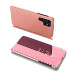 Clear View Hülle für Samsung Galaxy S22 Ultra pink