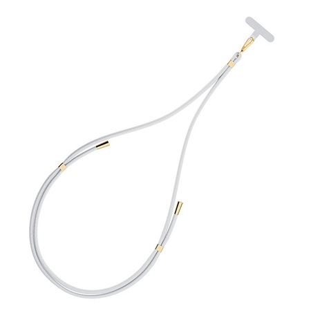 3MK EasyClip White (gold) Smycz do telefonu