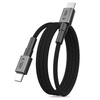 TECH-PROTECT ULTRABOOST DNA MAGTWIST TYPE-C CABLE PD 100W / 5A 200CM IRON GREY