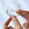 Baseus Halo Series magnetic ring (2 pcs / package) silver (PCCH000012)