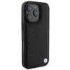 BMW BMHCP16XSLLBK iPhone 16 Pro Max 6.9" czarny/black hardcase Leather Hot Stamp