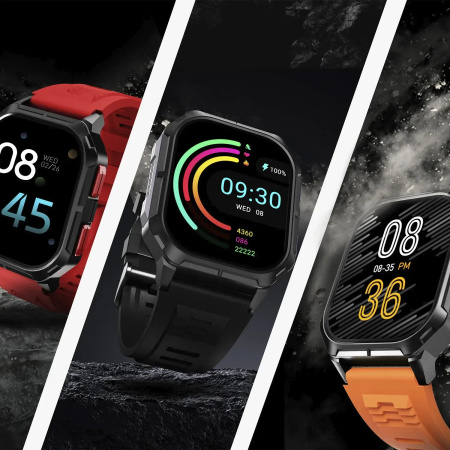 HIFUTURE smartwatch sportowy z fukncją rozmowy ULTRA3 (IP68) pomarańczowy