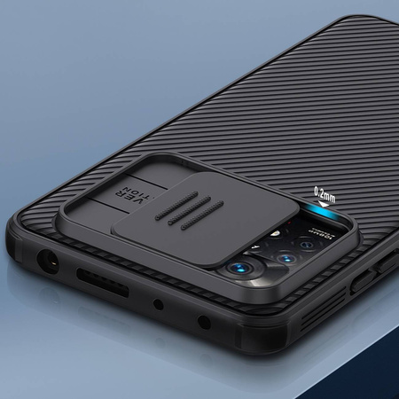 Nillkin CamShield Pro Case etui pokrowiec osłona na aparat kamerę Xiaomi Redmi Note 11 Pro / Note 11 Pro 5G / Note 11E Pro czarny