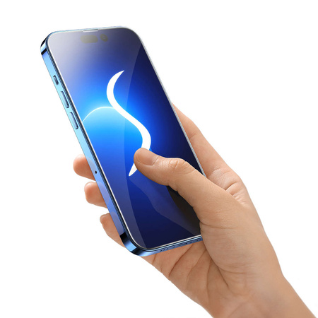 Baseus szkło hartowane do iPhone 14 Pro Max na cały ekran z osłoną na głośnik 0.4mm + zestaw montażowy