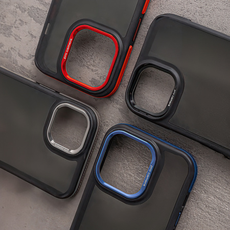 Nakładka Crystal Black do Samsung Galaxy M55 5G czerwona