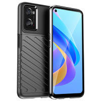 Thunder Case flexible gepanzerte Hülle für Oppo A76 / Oppo A36 / Realme 9i schwarz