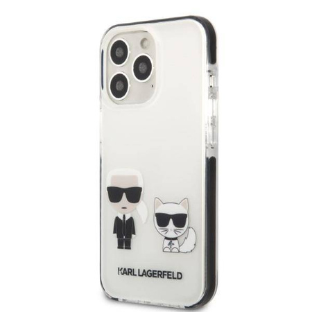 Original Case IPHONE 13 PRO Karl Lagerfeld Hardcase Karl&Choupette white