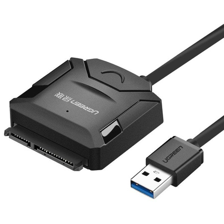 Ugreen adapter przejściówka dysku HDD SSD USB 3.0 - SATA czarny (20611)