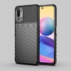 Thunder Case Flexibel Robuste Panzer Handyhülle TPU Schutzhülle für Xiaomi Redmi Note 10 5G / Poco M3 Pro schwarz