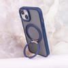 Nakładka Mag Ring Rotating do iPhone 12 / 12 Pro 6,1" granatowa