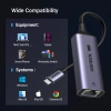Ugreen CM648 USB-C-auf-RJ45-Ethernet-2,5G-Adapter – Grau