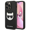 Karl Lagerfeld Saffiano Choupette Head Patch Case - Etui iPhone 14 Pro (czarny)