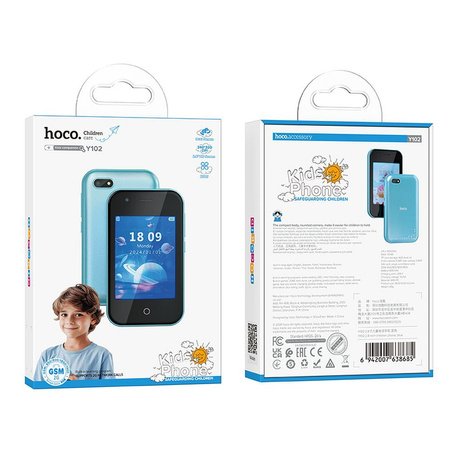 HOCO smartphone dla dzieci 2,8" Y102 niebieski