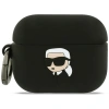 Karl Lagerfeld Silicone Karl Head 3D Case for AirPods Pro 3 - Black