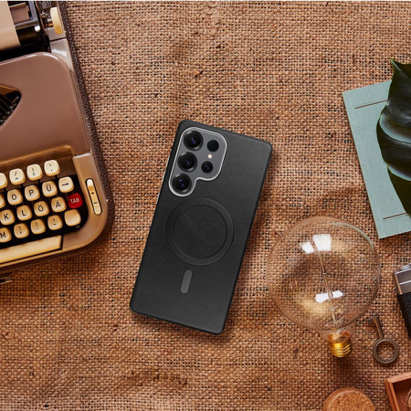 Futerał GENTLEMAN MAG COVER kompatybilny z MagSafe do SAMSUNG A36 czarny