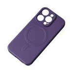 MagSafe-kompatible Silikonhülle für iPhone 15 Pro Silikonhülle – Lila