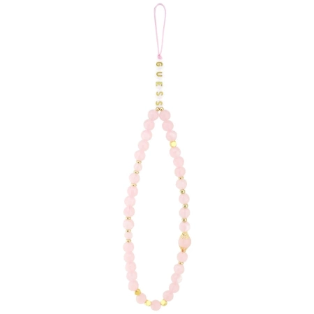 Etui Guess 4G Strap Triangle Logo MagSafe na iPhone 17 Pro Max - różowe