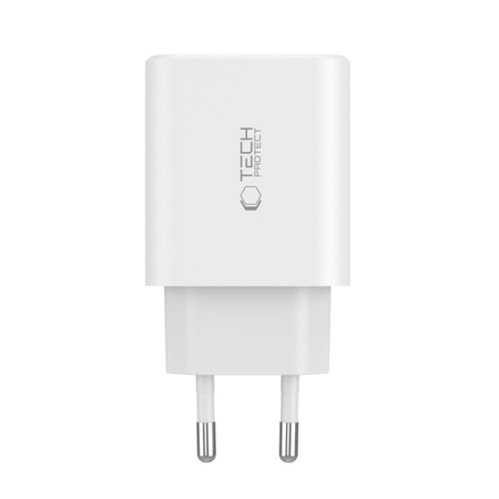TECH-PROTECT ŁAD SIEC NC30W QC 3.0 2xUSB-C/USB WHITE