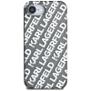 Etui Karl Lagerfeld IML Repeat Logo na iPhone 16e - srebrne