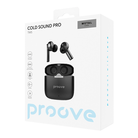Proove słuchawki bezprzewodowe Cold Sound Pro z ANC czarne