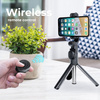 Statyw Tripod z Pilotem Bluetooth / Bezprzewodowy Selfie Stick / Kijek do Zdjęć SSTR-12 czarny