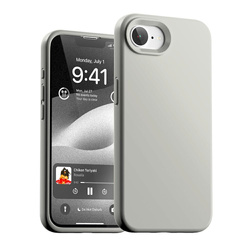 Etui Mercury Silicone do iPhone 16e      kamienny