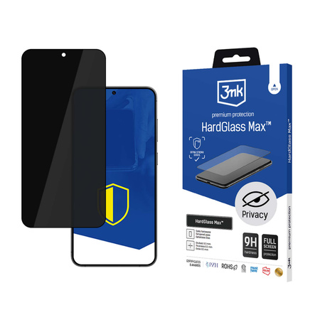 3MK HardGlass Max Privacy Sam S24 czarny/black, Fullscreen Glass