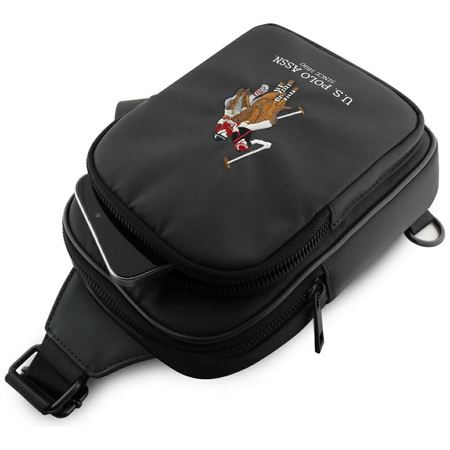 Torebka na telefon US Polo Petit Pique    Crossbody czarny