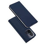 Dux Ducis Skin Pro etui do Xiaomi Redmi 11A / Poco C55 / Redmi 12C pokrowiec z klapką portfel na kartę podstawka niebieskie