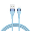 BWOO kabel X280L Minimalist Silicone 3A USB-A do Lightning niebieski