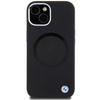 BMW Signature Liquid Silicone MagSafe Hülle für iPhone 15 Plus – Schwarz